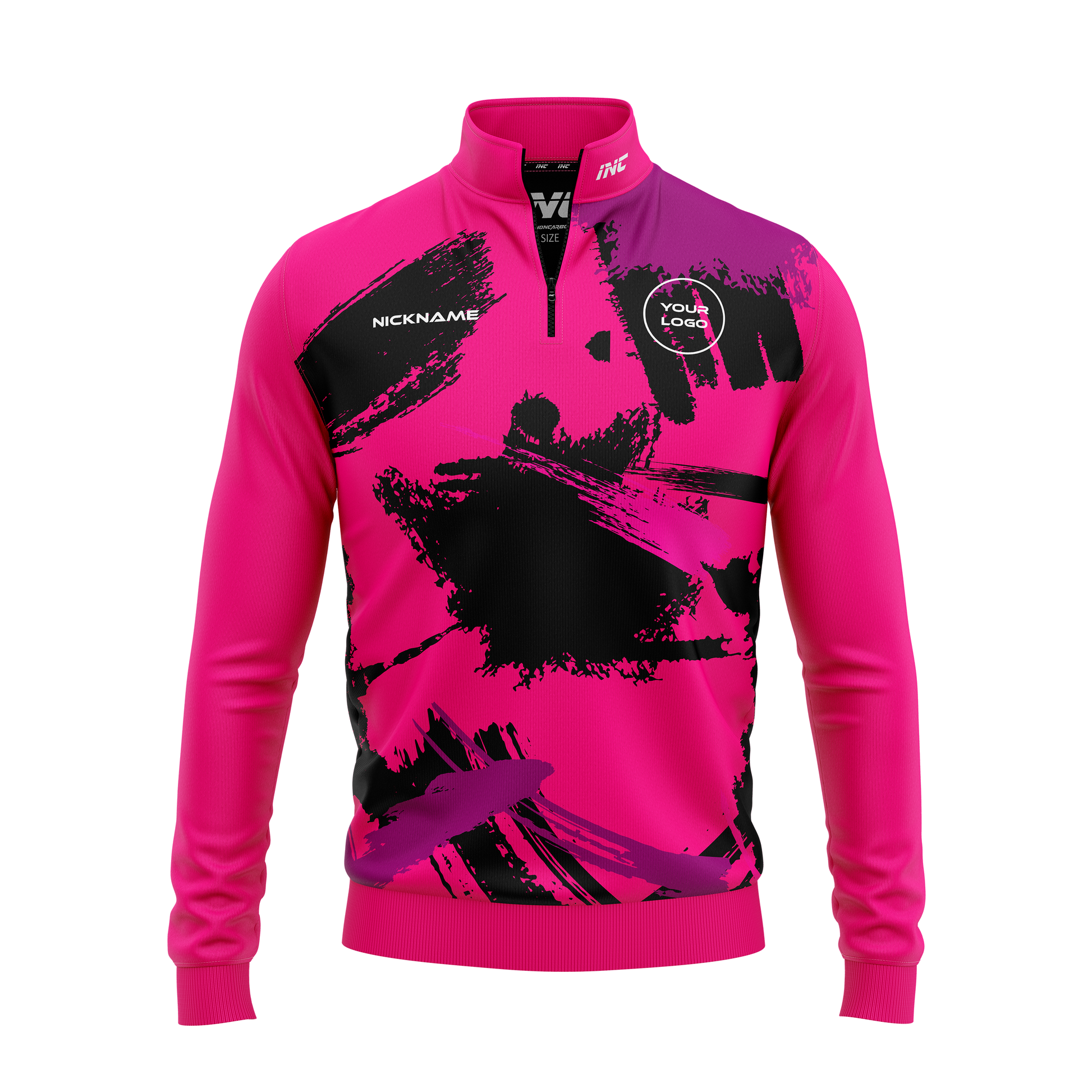Rogue Furor Quarter Zip Darts Midlayer – Front View | INC-APPAREL