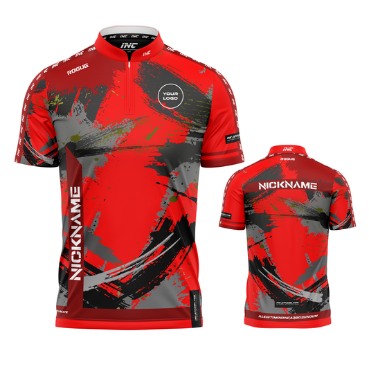 Rogue Sanguis Darts Shirt from INC-APPAREL – performance darts shirt with Sanguis-themed design.