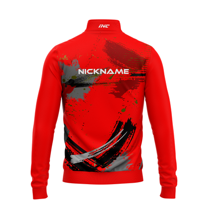Rogue Sanguis Quarter Zip Darts Midlayer – Back View | INC-APPAREL