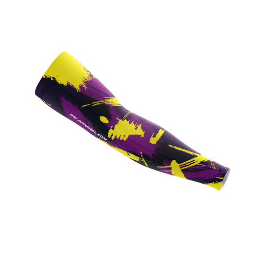 Rogue Vortex Darts Sleeve – Front View with Swirling Energy Design and Compression Fit | INC-APPAREL