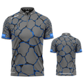 Saxosus blue personalised darts team shirt made to order with performance fabric and professional fit from INC-APPAREL