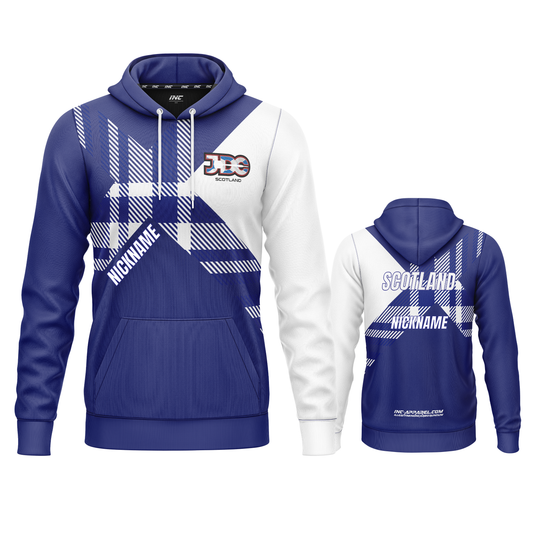 Scotland JDC Darts Academy Hoodie – Combined View with JDC and Scotland Logos | INC-APPAREL