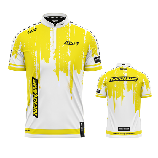 Scrape Vindex Darts Shirt from INC-APPAREL – performance darts shirt with Vindex-inspired design.