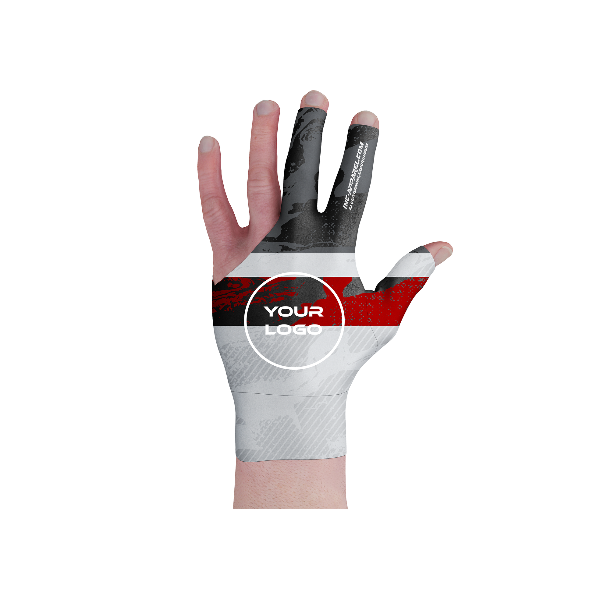 Tacticus Black Pool Glove from INC-APPAREL – performance pool glove with breathable spandex, non-slip palm, and tactical black design.