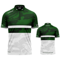 Tacticus Green Custom Pool and Darts Shirt by INC-APPAREL – personalised breathable performance darts shirt