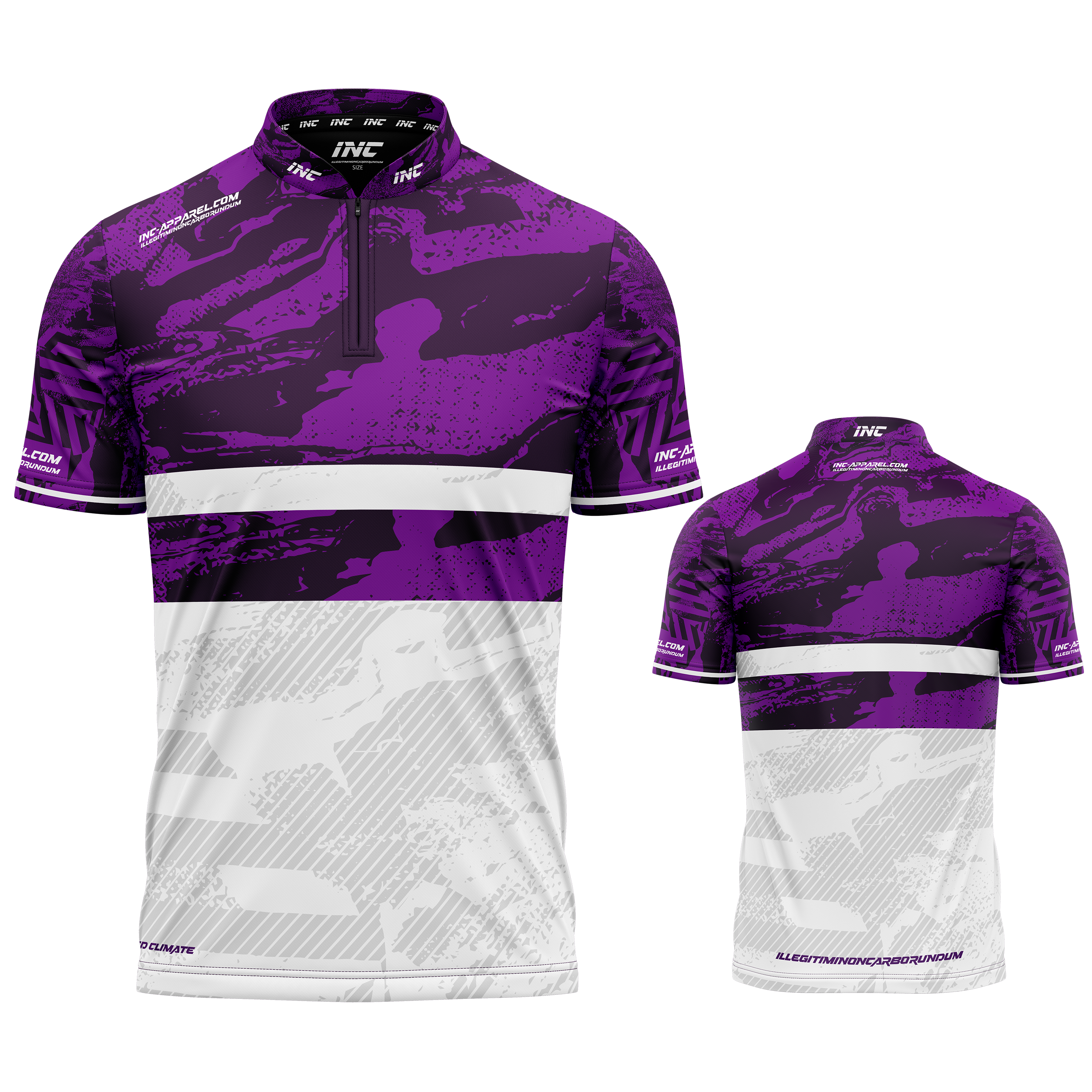 Tacticus Purple Custom Pool and Darts Shirt by INC-APPAREL – personalised breathable performance darts shirt