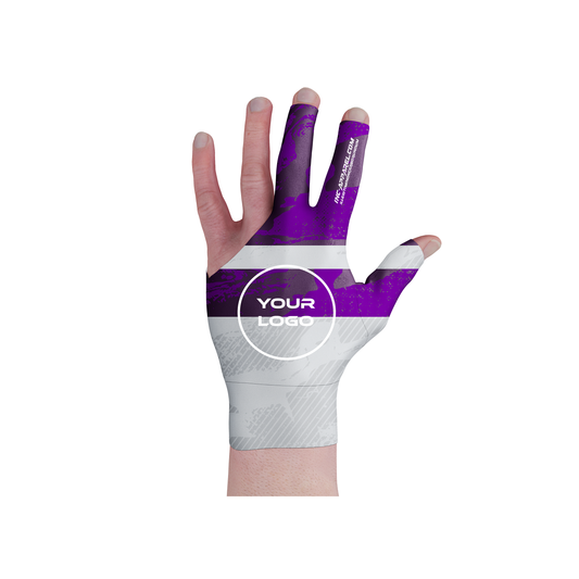 Tacticus Purple Pool Glove from INC-APPAREL – performance pool glove with breathable spandex, non-slip palm, and tactical purple design.