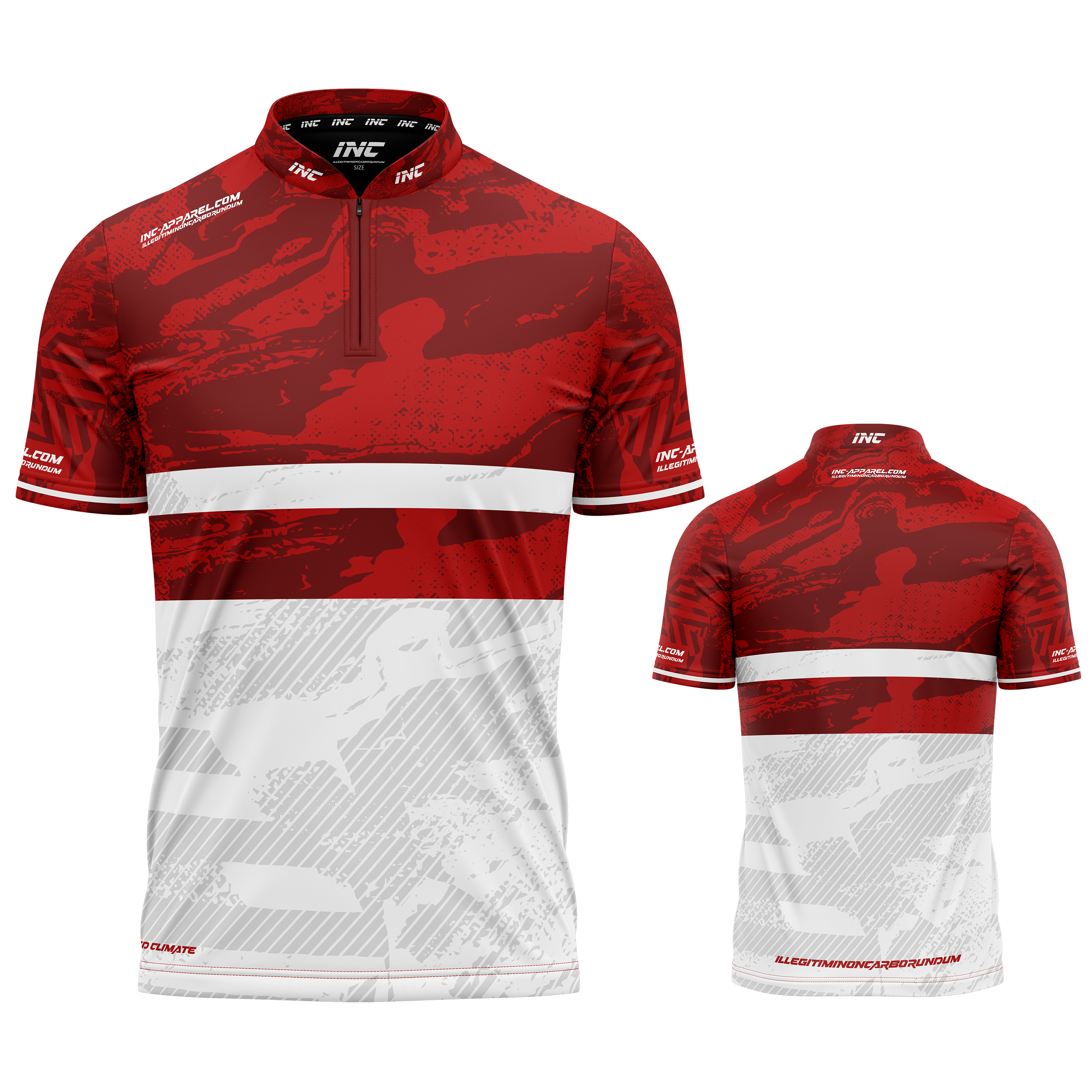 Tacticus Red Custom Pool and Darts Shirt by INC-APPAREL – personalised breathable performance darts shirt