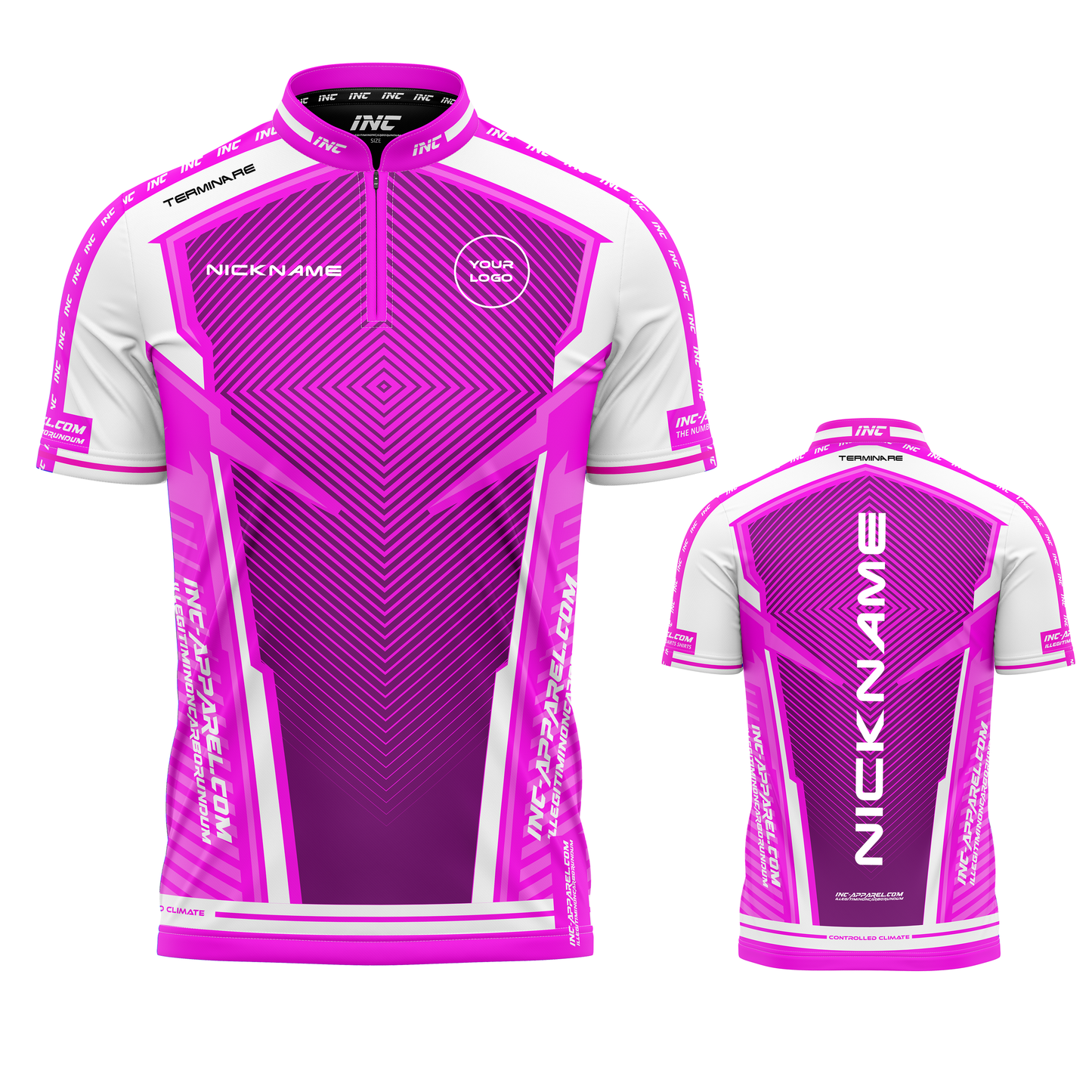 Terminare Exterminator Darts Shirt from INC-APPAREL – performance darts shirt with Exterminator-inspired design