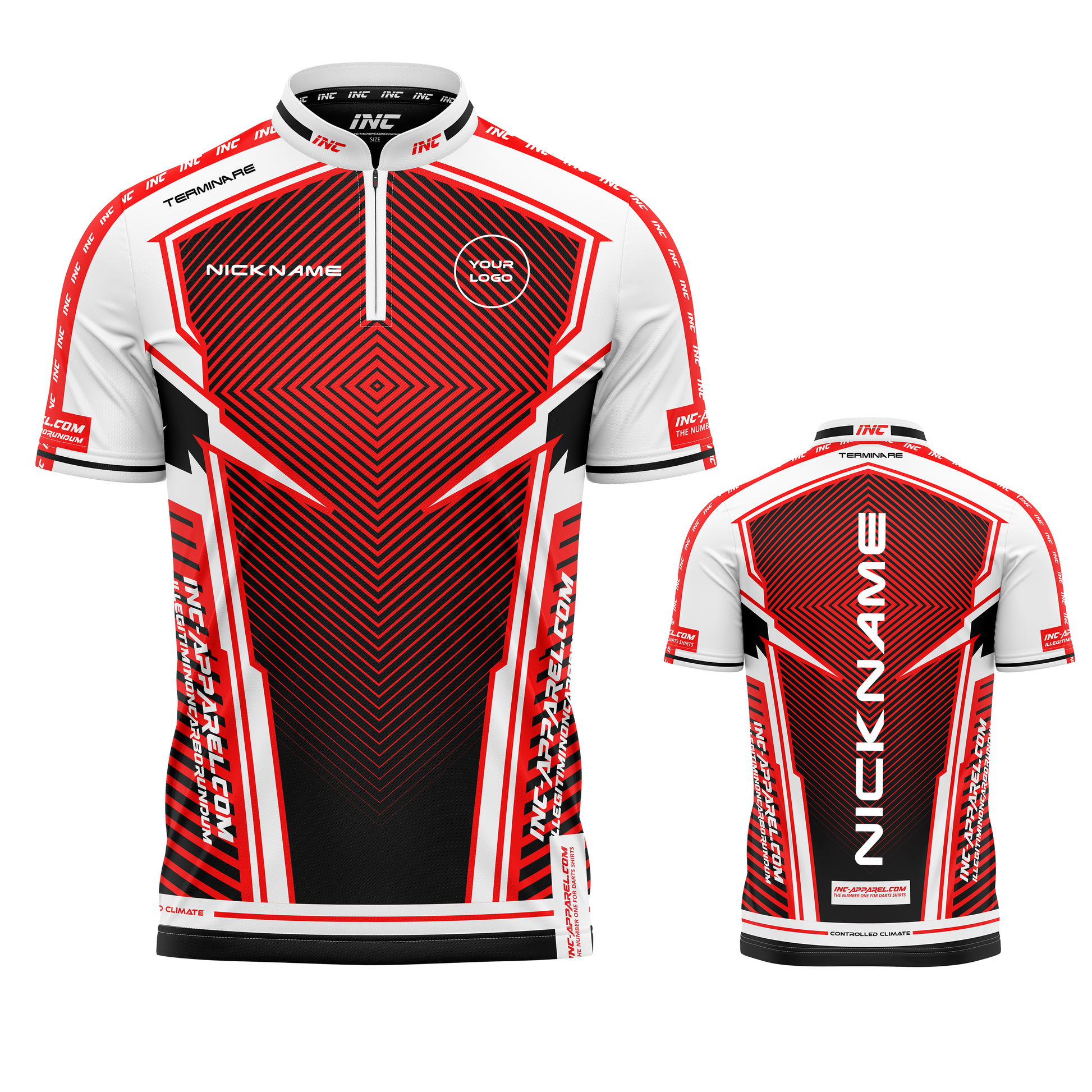 Terminare Ultor Darts Shirt from INC-APPAREL – performance darts shirt with Ultor-inspired design.