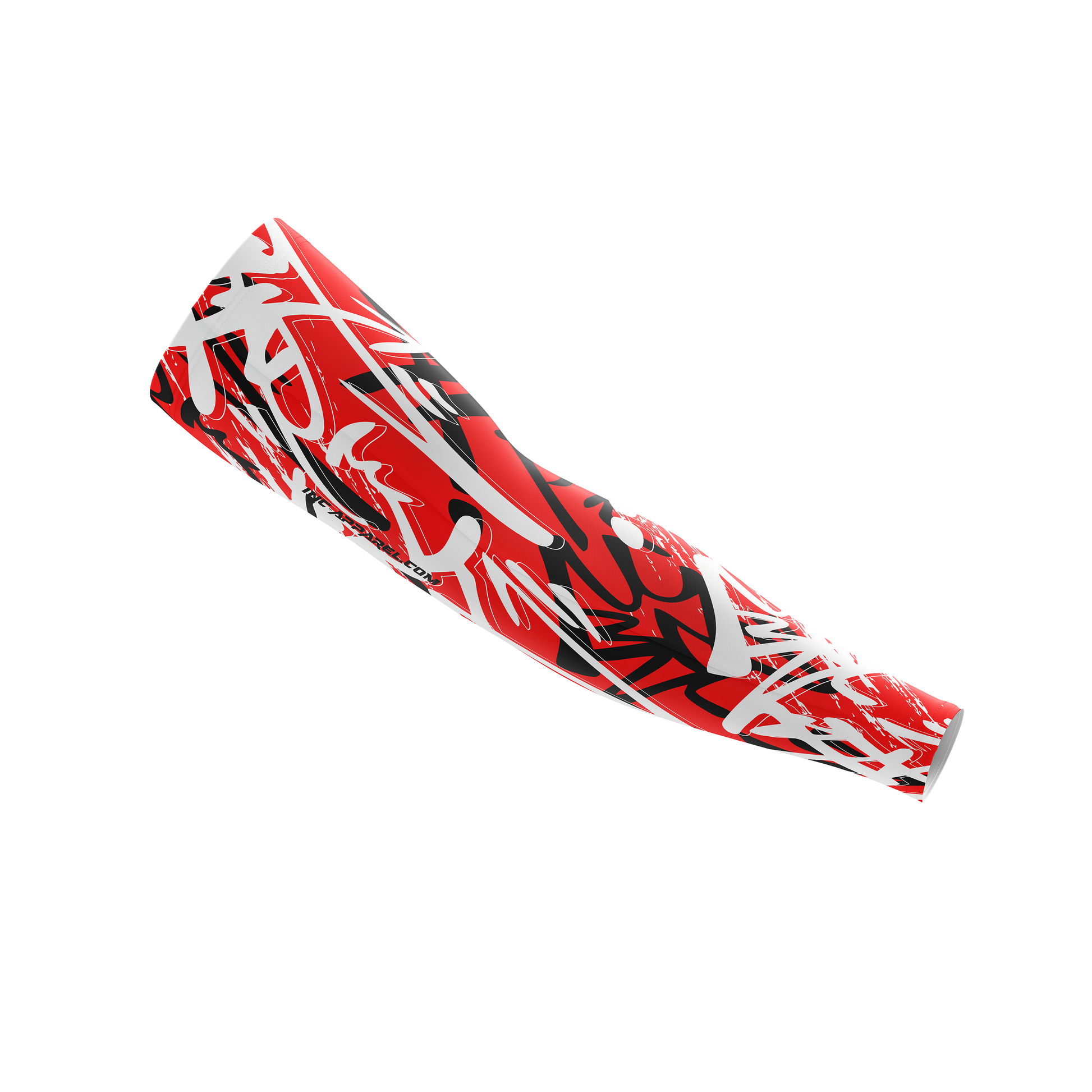 Vandal Ruber Negrum Albus Darts Sleeve – Front View with Red, Black, and White Urban Design | INC-APPAREL