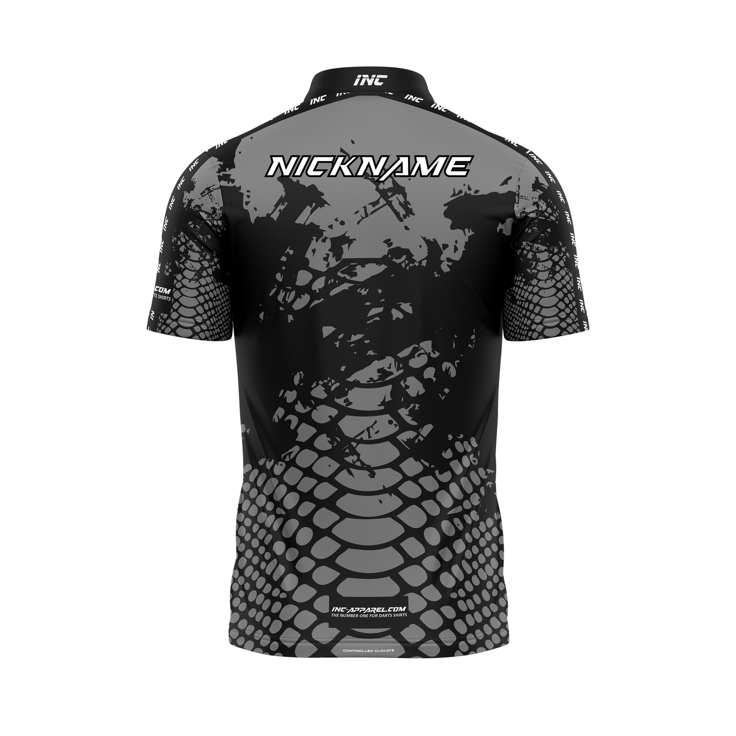 Venom Argentum Pro1 Darts Shirt – Back View | INC-APPAREL