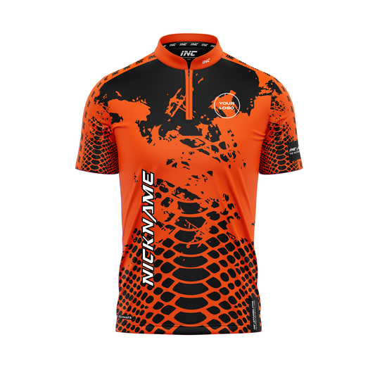 Venom Nigrum Aureus Pro1 Darts Shirt – Front View | INC-APPAREL