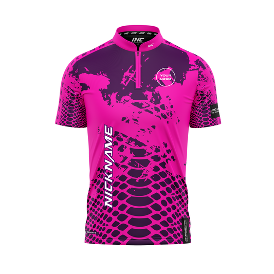 Venom Rosus Purpura Pro1 Darts Shirt – Front View | INC-APPAREL
