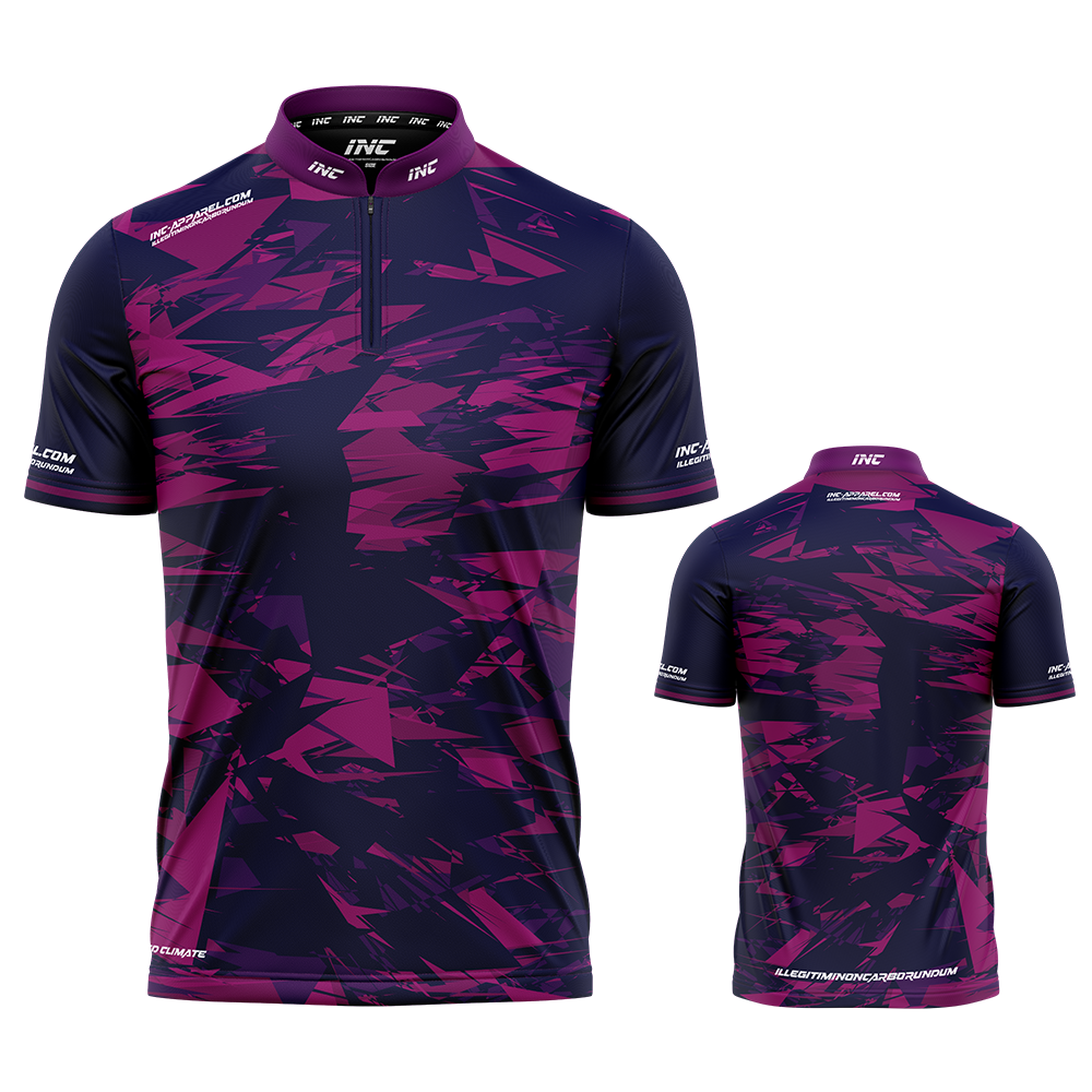 Vesanus Purple darts and pool academy shirt