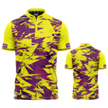Vesanus Yellow darts and pool academy shirt